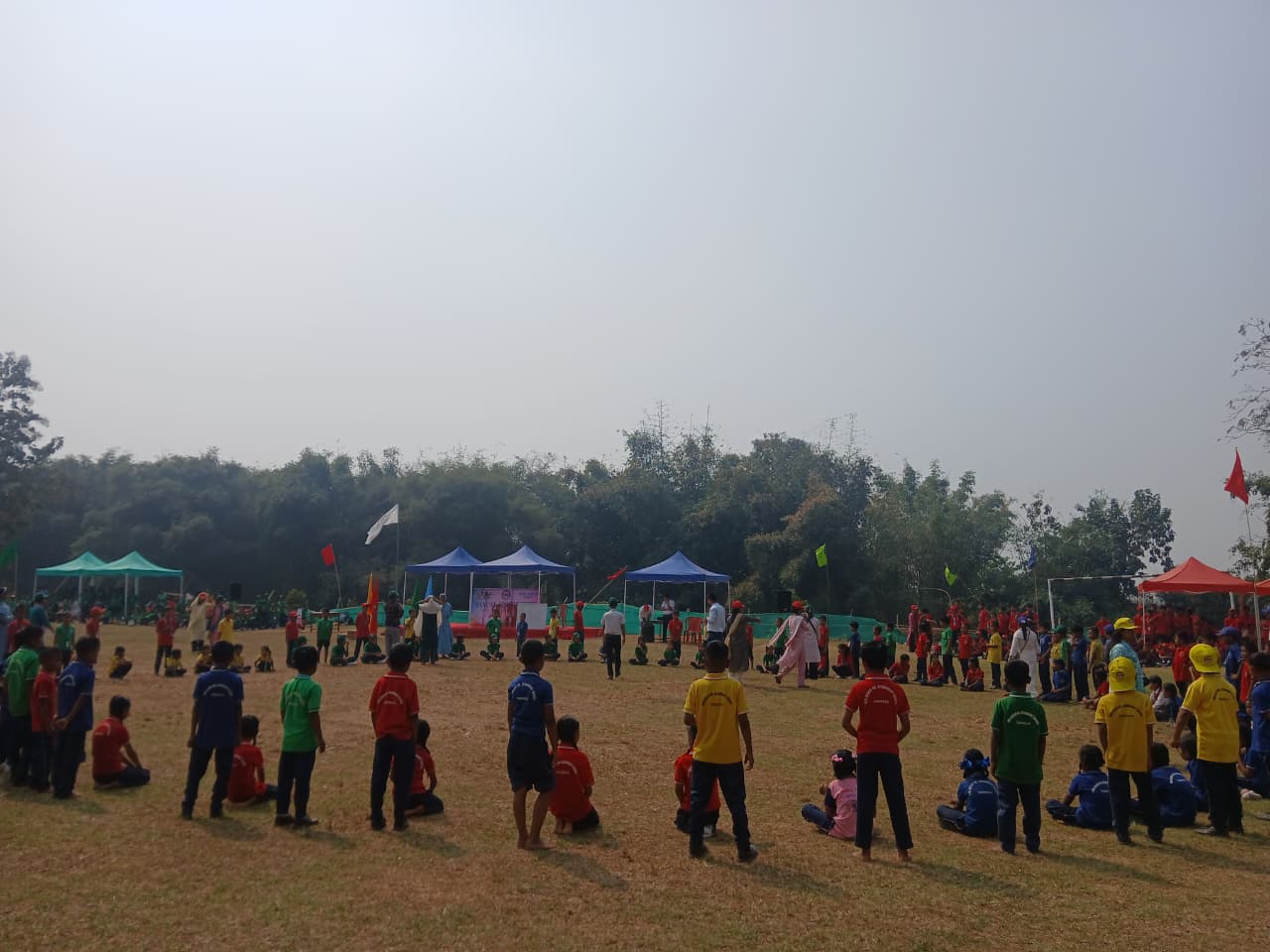 Children playing games