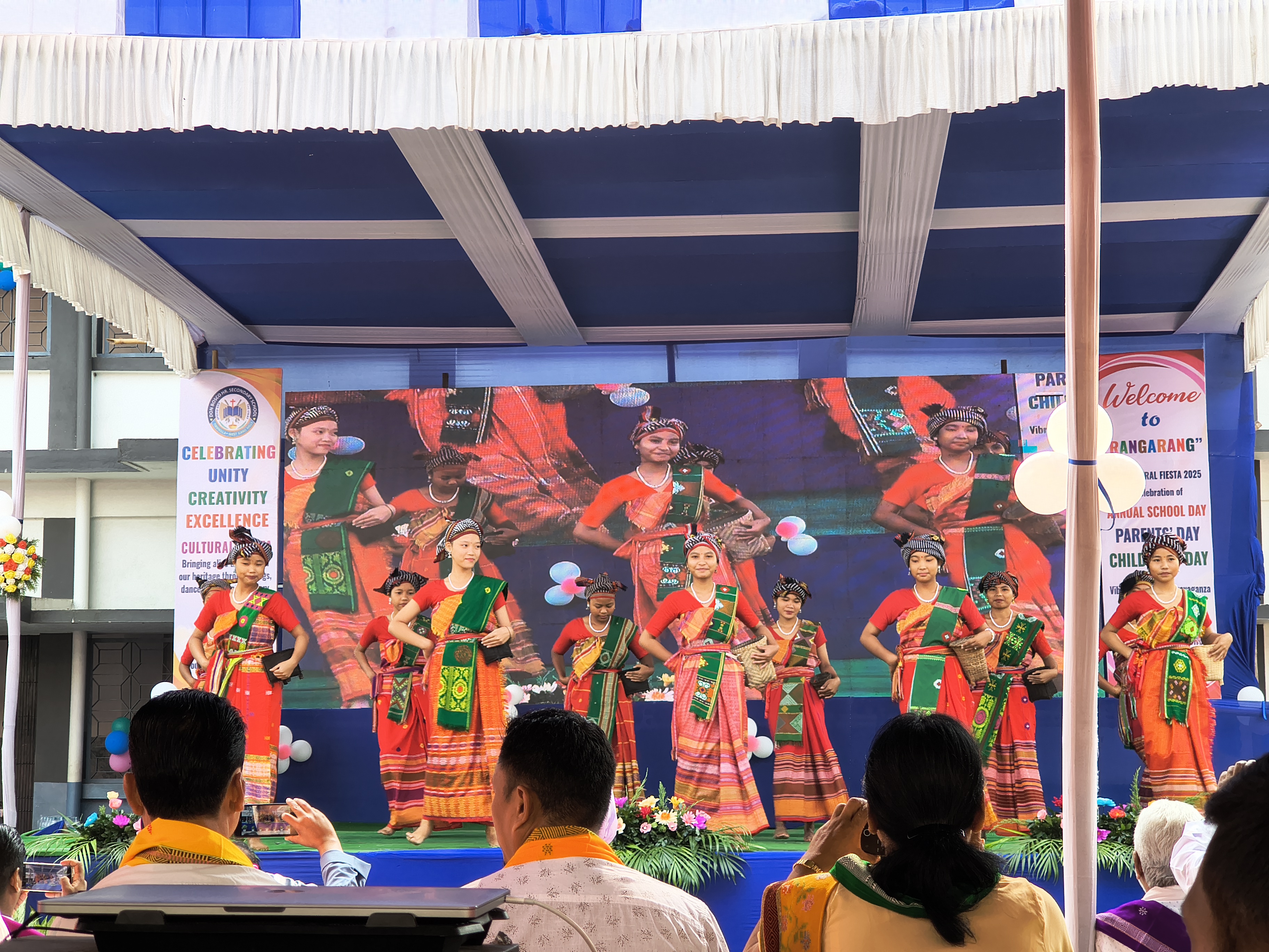 Students in cultural dress