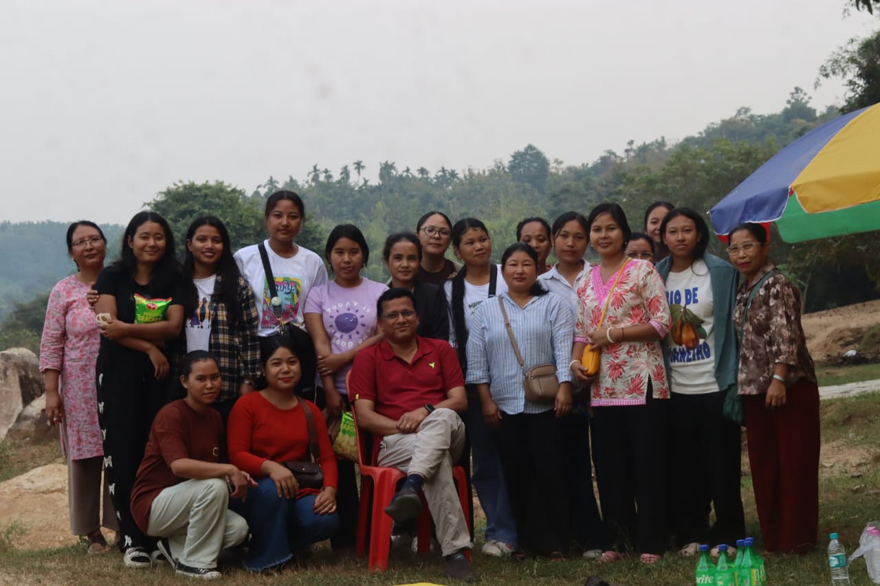 Teaching staff with the Principal